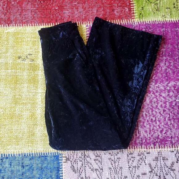 velvet flare pants - Picture 1 of 4